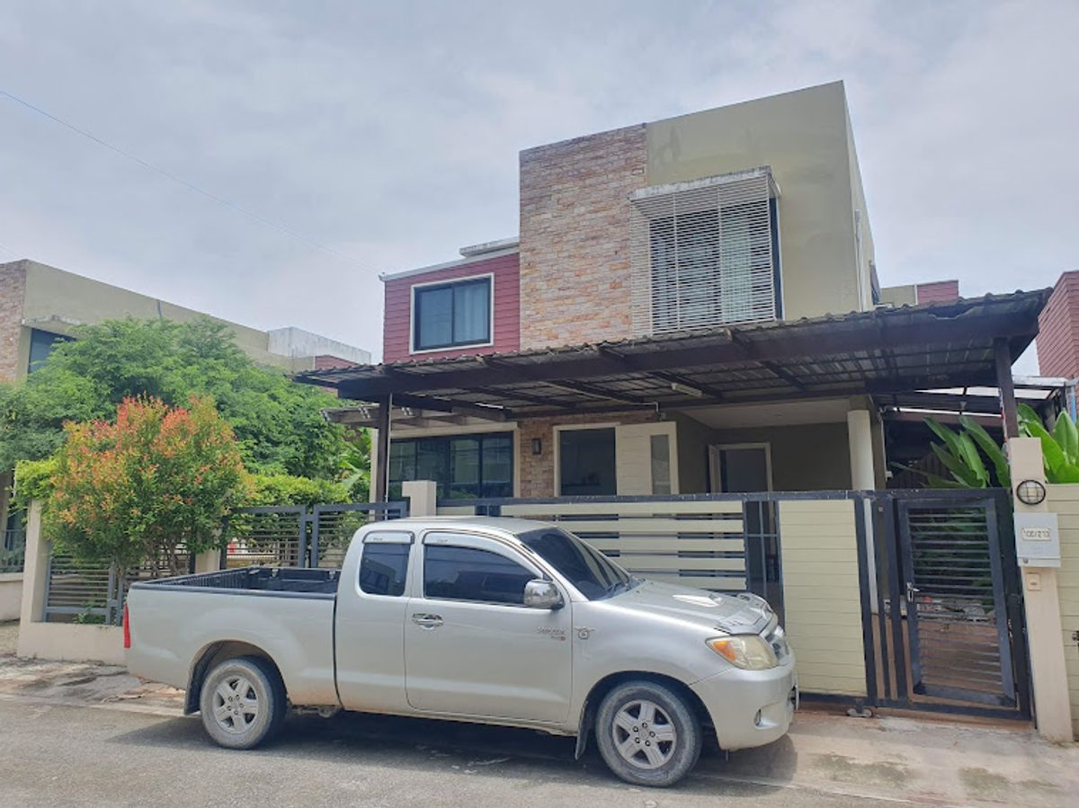 For SaleHouseLadkrabang, Suwannaphum Airport : House for sale, Rock Garden, Rock Guard, Suvarnabhumi Luang, Lat Krabang, Lat Krabang, Hua Tao, Phon Manee Motorway Temple