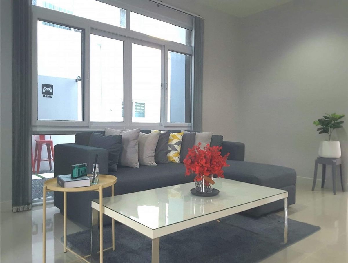 บ้านปทุมธานี รังสิต ธรรมศาสตร์ : 📢👇ขายพร้อมผู้เช่า ถึง มีนาคม 69 บ้านในสนามกอล์ฟธัญญะ ใกล้ทางขึ้น-ลงทางด่วน และถนนลำลูกกา ❌ไม่อนุญาตให้เลี้ยงสัตว์ กรณีเช่า