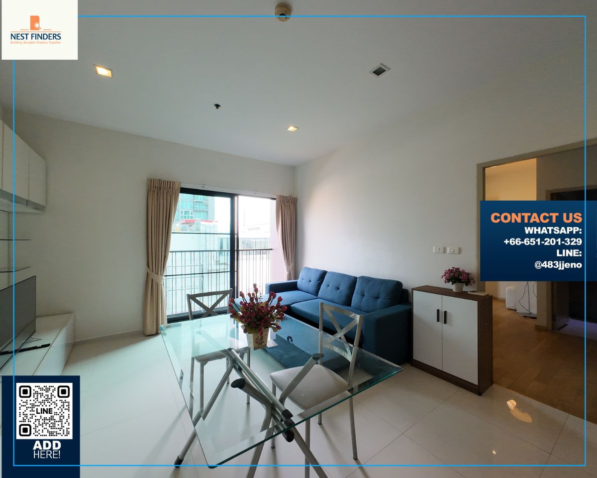 ให้เช่าคอนโดสุขุมวิท อโศก ทองหล่อ : ✨หน่วยที่มีอยู่ | 1 เตียง 50 ตร. - ชั้น 6 ให้เช่า: Noble เปิดเผย Sukhumvit 63 (Ekkamai)