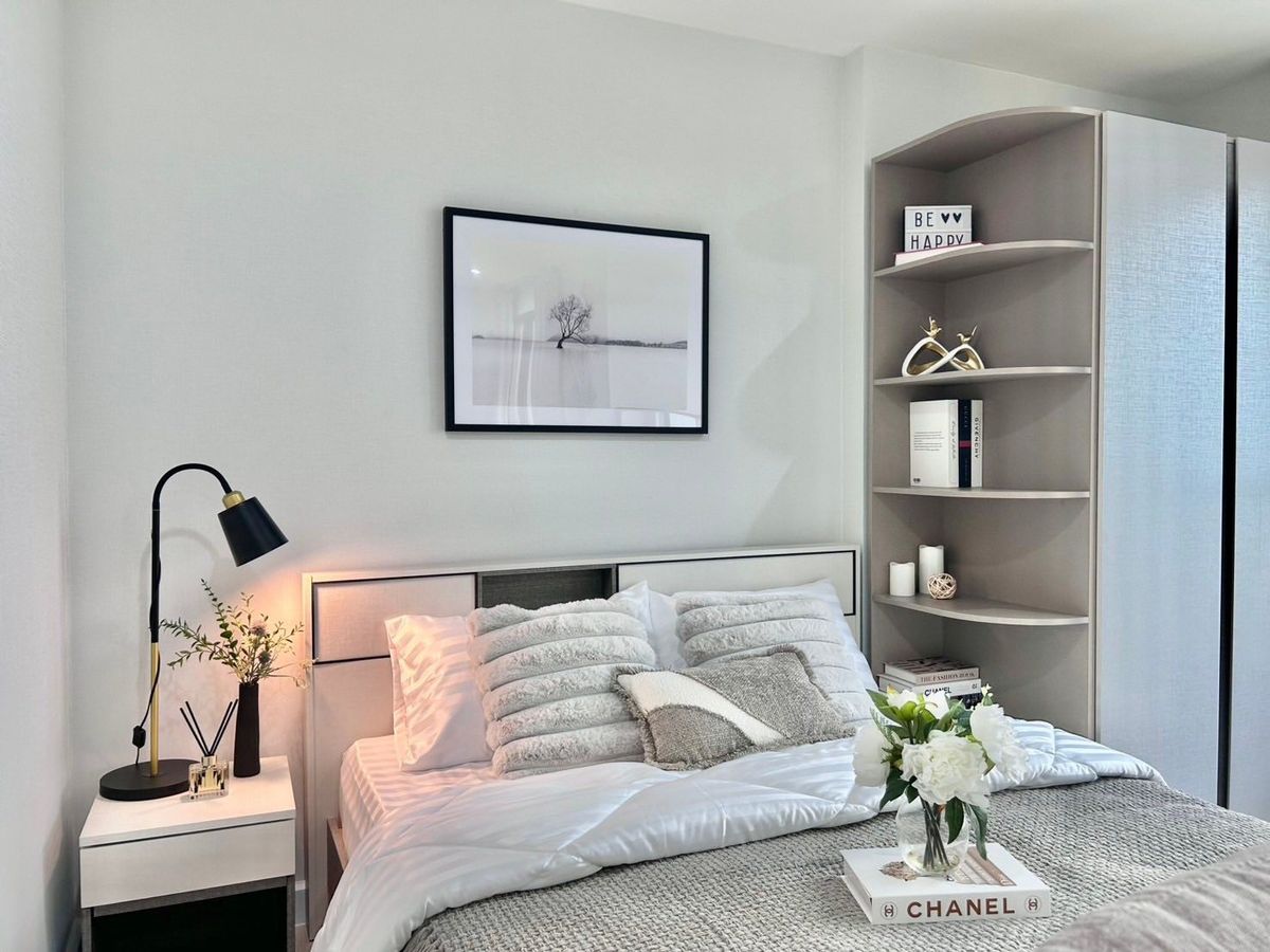 ขายคอนโดพระราม 9 เพชรบุรีตัดใหม่ RCA : ห้องแต่งสวยครบตรงปก ชั้นสูงราคาดี!!⭐The Base พระราม9-รามคำแหง