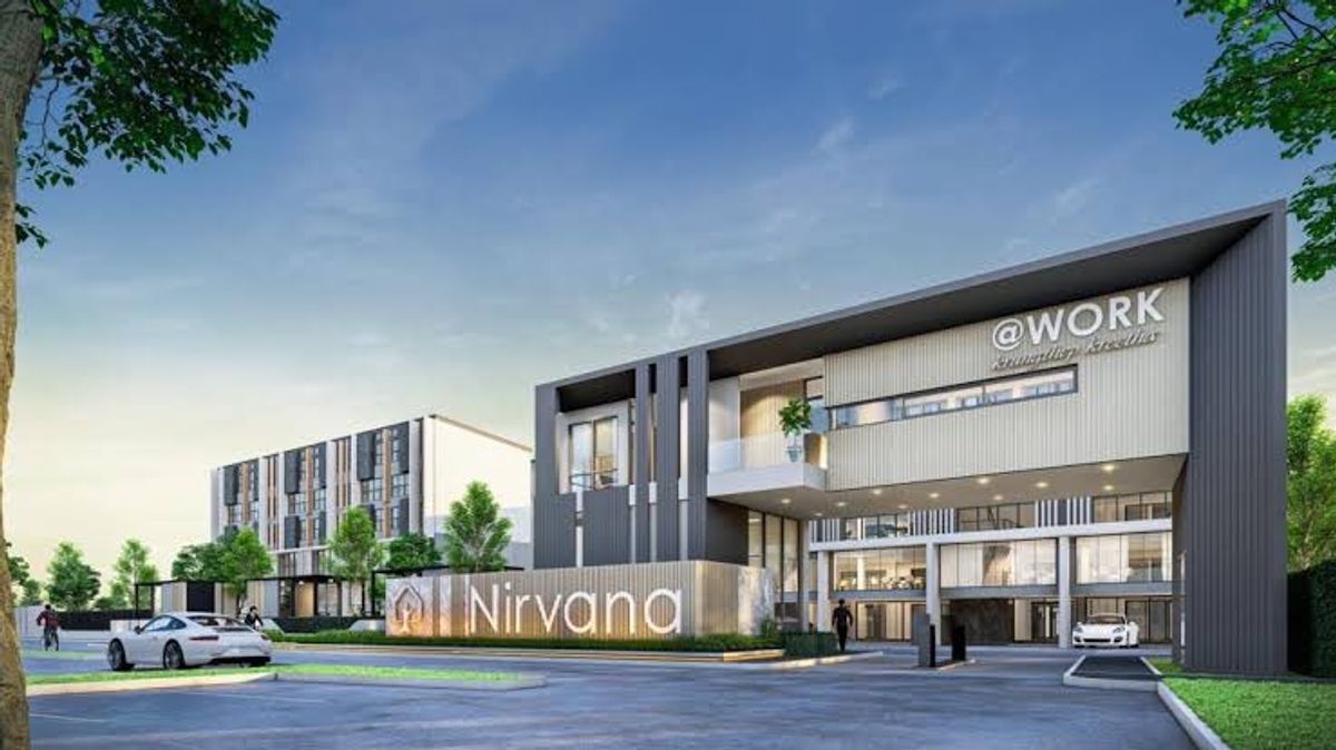 ขายโฮมออฟฟิศพัฒนาการ ศรีนครินทร์ : M1260 ขาย โฮมออฟฟิศ 3.5 ชั้น Nirvana@Work กรุงเทพกรีฑา