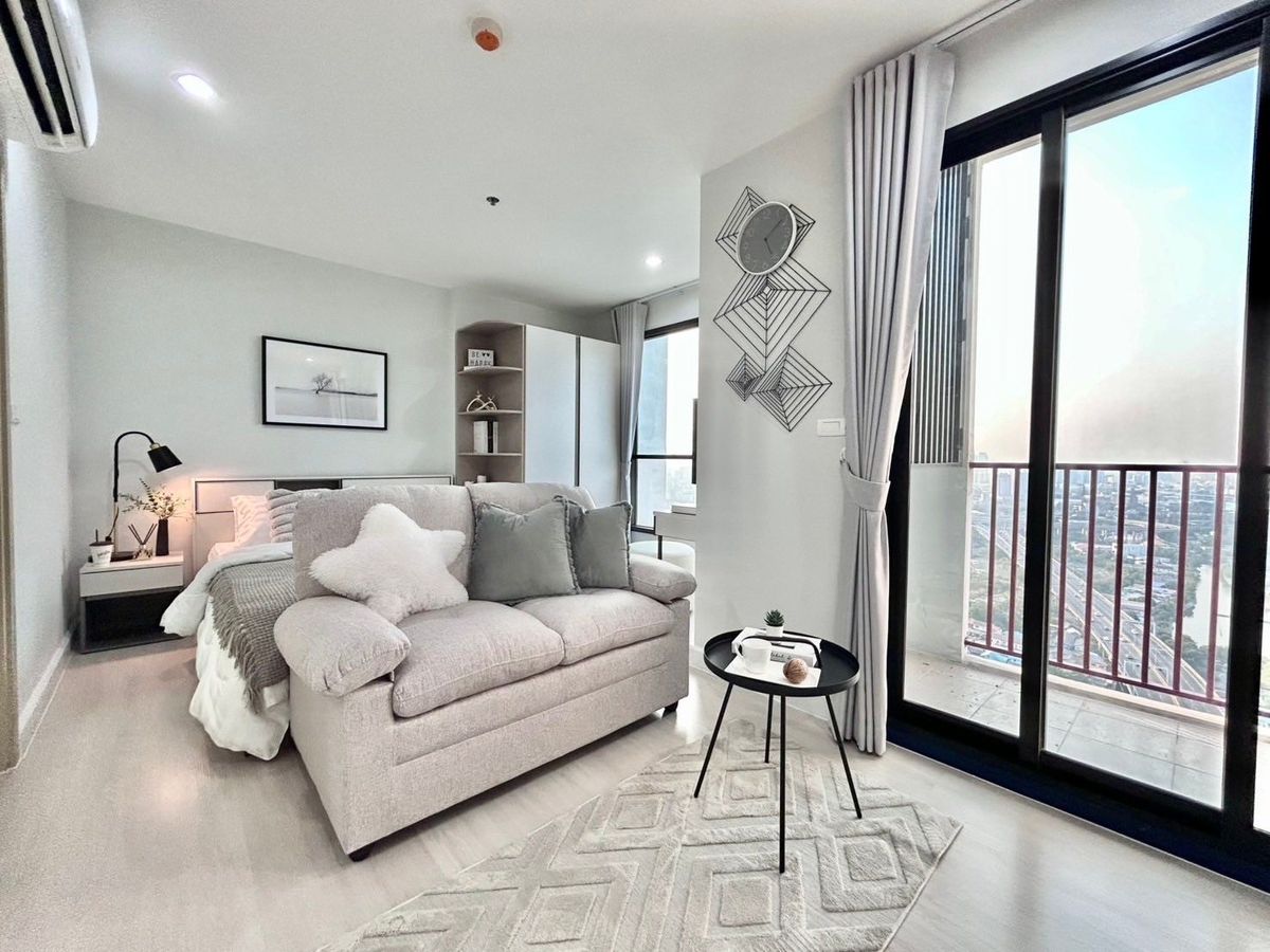 ขายคอนโดพระราม 9 เพชรบุรีตัดใหม่ RCA : ห้องแต่งสวยครบตรงปก ชั้นสูงราคาดี!!⭐The Base พระราม9-รามคำแหง