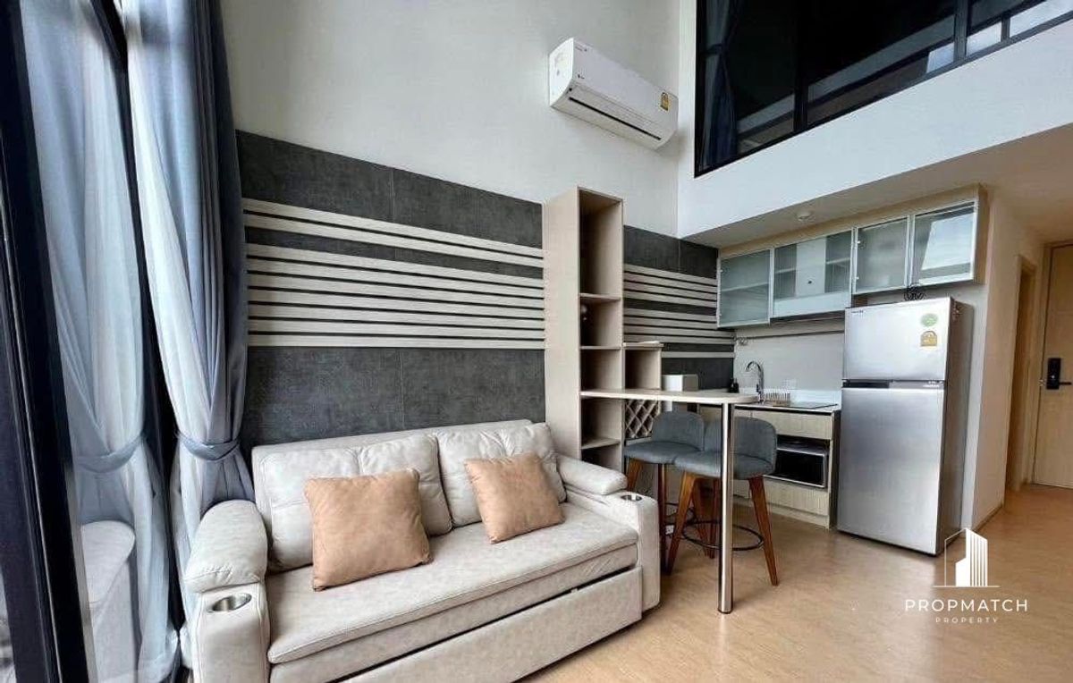 ขายคอนโดสุขุมวิท อโศก ทองหล่อ : Your Pet-Friendly Urban Home | MARU Ekkamai 1BR 42.5 sqm | High Floor | Pet Friendly | 7.5 MB Tel.0984628898