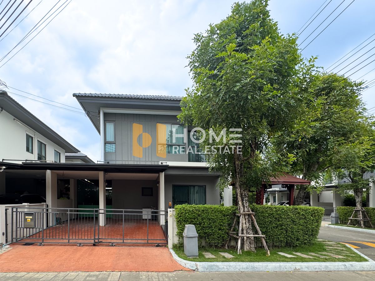 For SaleHouseLadkrabang, Suwannaphum Airport : Baan Klang Mueang Di Iditation Rama 9 - Onnut / 3 Bedrooms (Sale), Baan Klang Muang The Edition Rama 9 - Onnut / 3 Bedrooms (For Sale) FON109