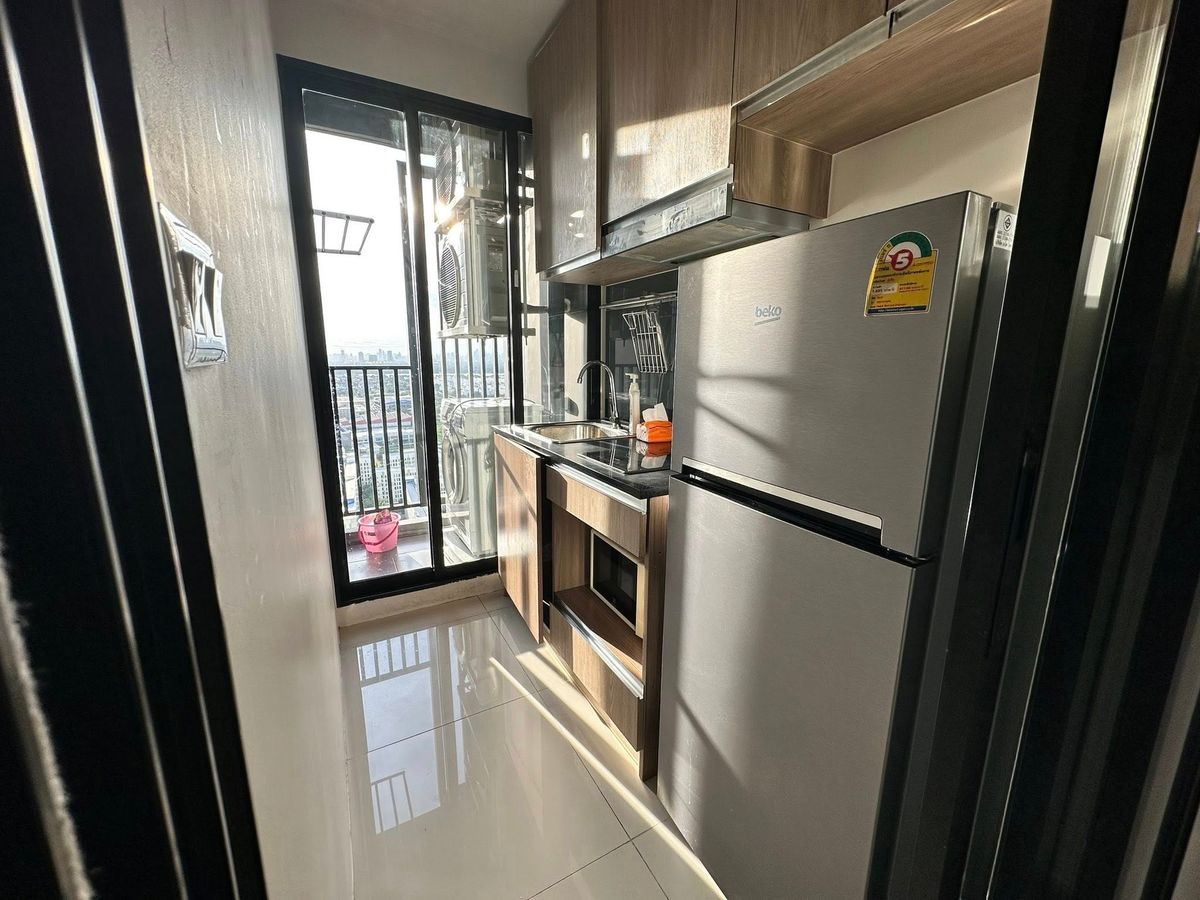 For RentCondoBangna, Bearing, Lasalle : For rent 📍 Niche Mono Sukhumvit - Bearing 📍 near BTS Bearing, fully furnished and equipped with appliances