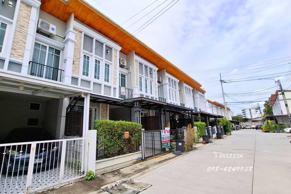 For SaleTownhomeNonthaburi, Bang Yai, Bangbuathong : 🎀 Townhome, 4 bedrooms, Golden Town Wongsawang-Khae Rai With furniture ready to stay at a good location near Nont Pier, Nonthaburi Road 1, Mueang Nonthaburi District