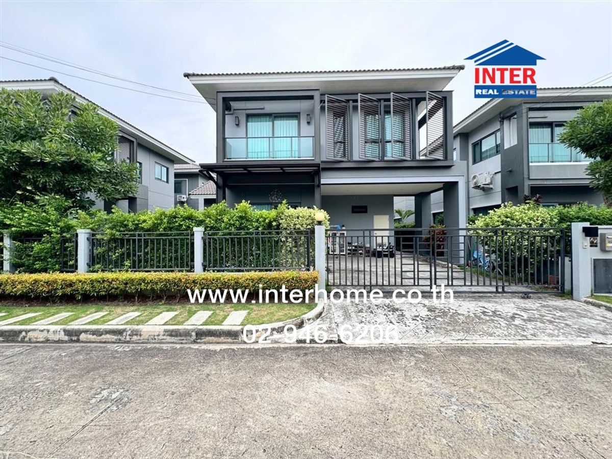 ขายบ้านแจ้งวัฒนะ เมืองทอง : บ้านเดี่ยว 2 ชั้น 54 ตร.ว. หมู่บ้านเซนโทรราชพฤกษ์-แจ้งวัฒนะ ถนนราชพฤกษ์ ถนนชัยพฤกษ์ ปากเกร็ด นนทบุรี