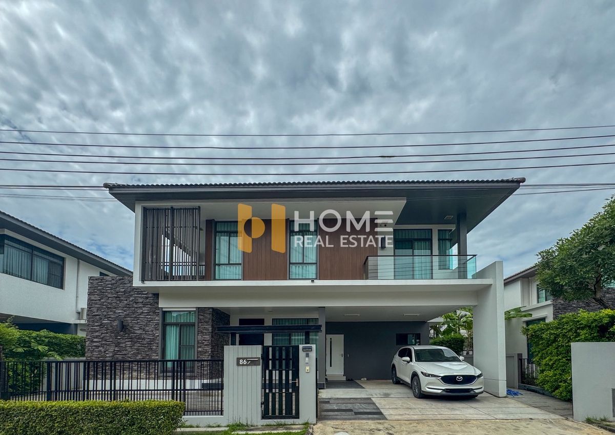 For RentHouseLadkrabang, Suwannaphum Airport : Manthana Onnut - Ring Road 4 /4 Bedrooms (Rental), Manthana Onnut - Wongwan 4 /4 Bedrooms (For Rent) AIM083