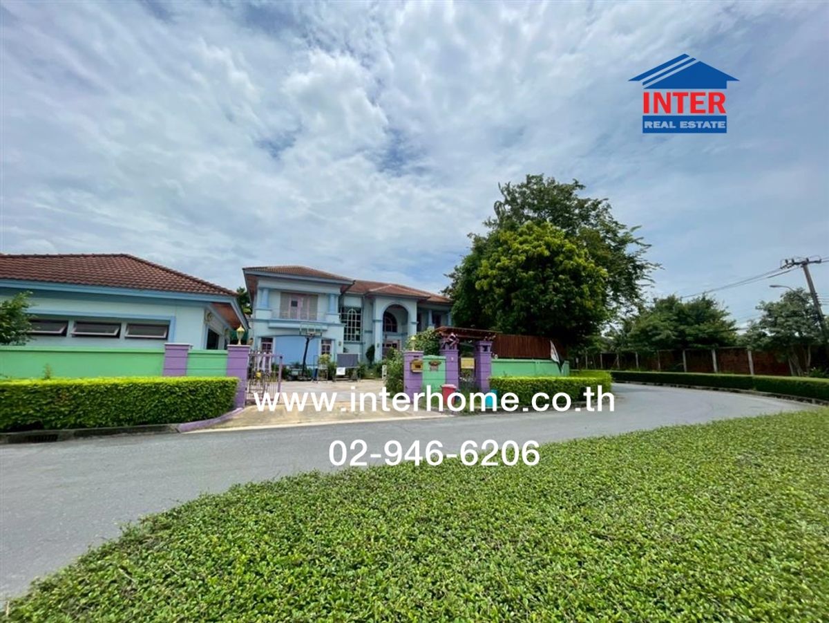 ขายบ้านเกษตรศาสตร์ รัชโยธิน : บ้านเดี่ยว 2 ชั้น 341.4 ตร.ว. หมู่บ้านนันทวัน รามอินทรา-วัชรพล ซอยสุขาภิบาล5 ซอย28 ถนนรามอินทรา เขตบางเขน กรุงเทพมหานคร