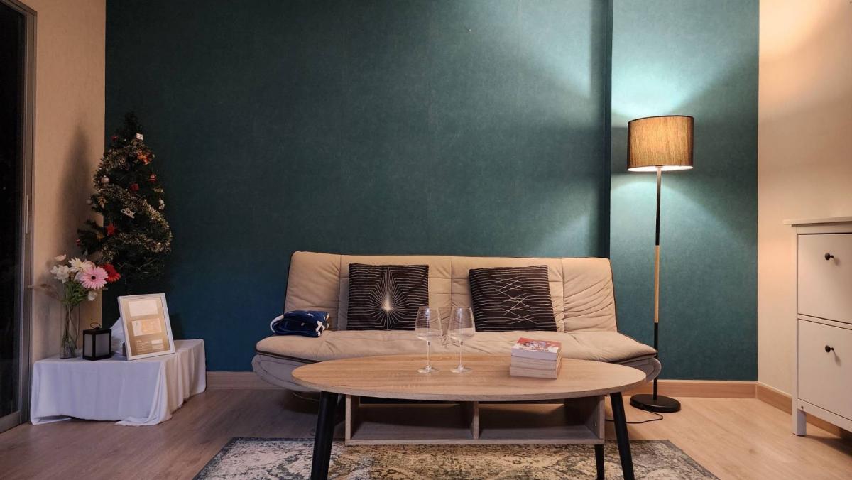 ขายคอนโดปทุมธานี รังสิต ธรรมศาสตร์ : New room for sale Ploen Ploen Condo Rangsit - Workpoint 3,4 full furnished ready to move in