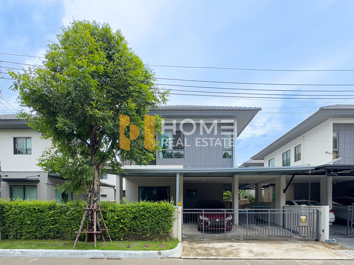 For RentHouseLadkrabang, Suwannaphum Airport : Baan Klang Mueang Di Iditation Rama 9 - Onnut / 3 Bedrooms (Rental), Baan Klang Muang The Edition Rama 9 /3 Bedrooms (For Rent) FON108