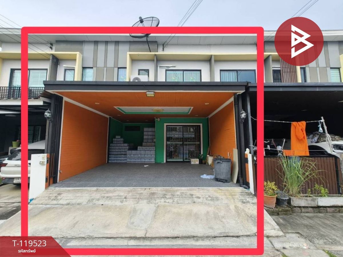 For SaleTownhomeLadkrabang, Suwannaphum Airport : Townhouse for sale The Connect Village The Connect Onnut-Wongwaen, Bangkok
