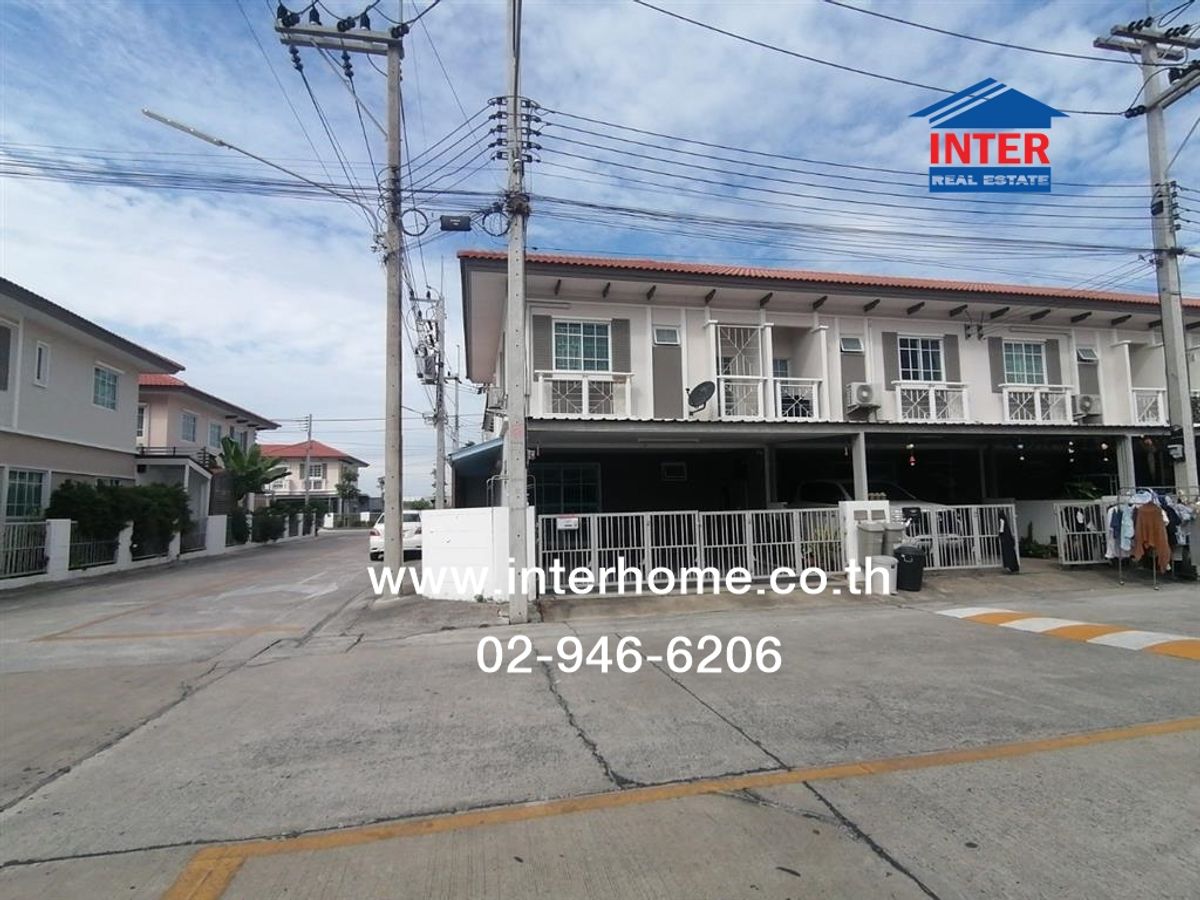 For SaleTownhomePathum Thani,Rangsit, Thammasat : Townhouse 2 floors 26.2 sq.w. Village, Ilifprise Village Ring Road-Rangsit Khlong 4 Near the Dream World Rangsit-Nakhon Nayok Road, Khlong Luang Road, Liab Khlong 4, Khlong Luang Pathum Thani