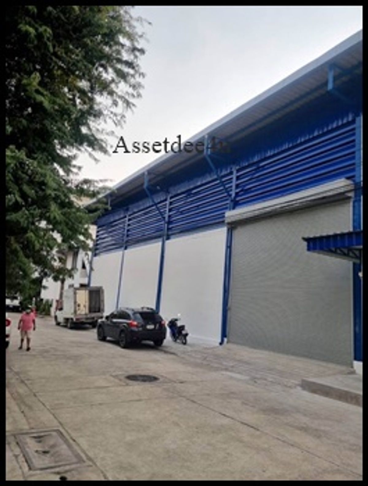 ให้เช่าโกดังสมุทรปราการ สำโรง : AW558 ให้เช่าโกดังพร้อมออฟฟิศ 450 ตร.ม. ถนนเทพารักษ์ 