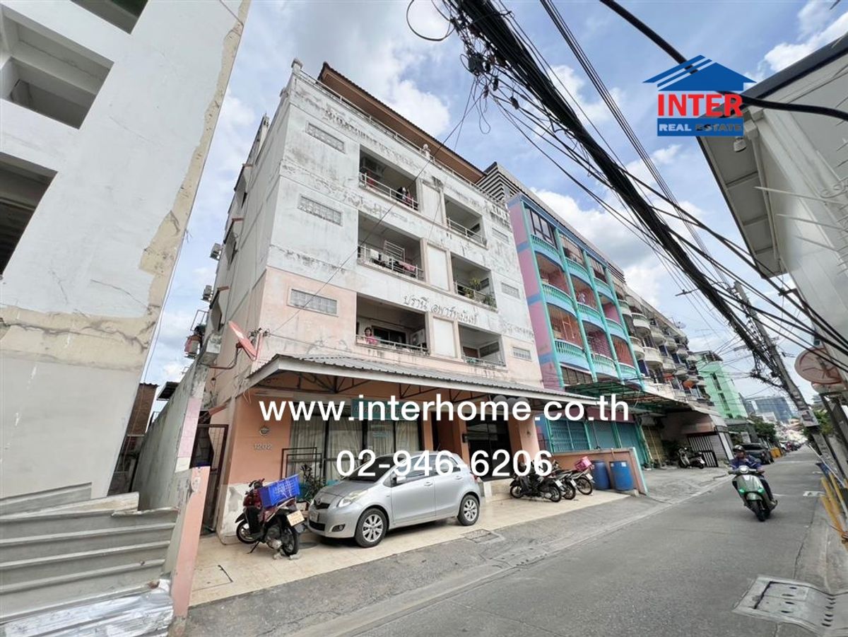 For SaleRatchadapisek, Huaikwang, Suttisan : Apartment 4, 53 sq.w., Apartment, Soi Ratchadaphisek 7, Intersection 1-13 (Soi Charan Mueang 6), Ratchadaphisek Road Asoke-Din Daeng Road, Din Daeng District, Bangkok