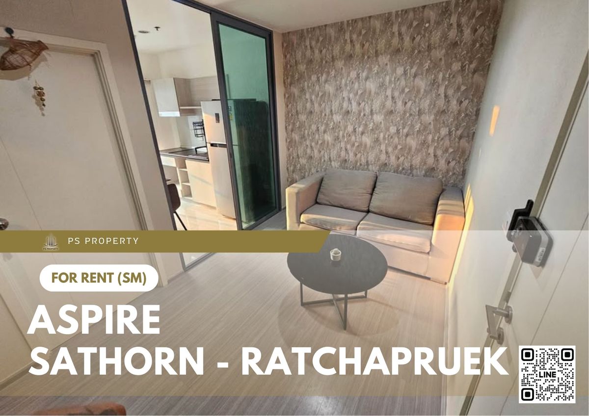For RentCondoThaphra, Talat Phlu, Wutthakat : For rent 📍 Aspire Sathorn - Ratchapruek 📍 near BTS Bang Wa, fully furnished and equipped with appliances
