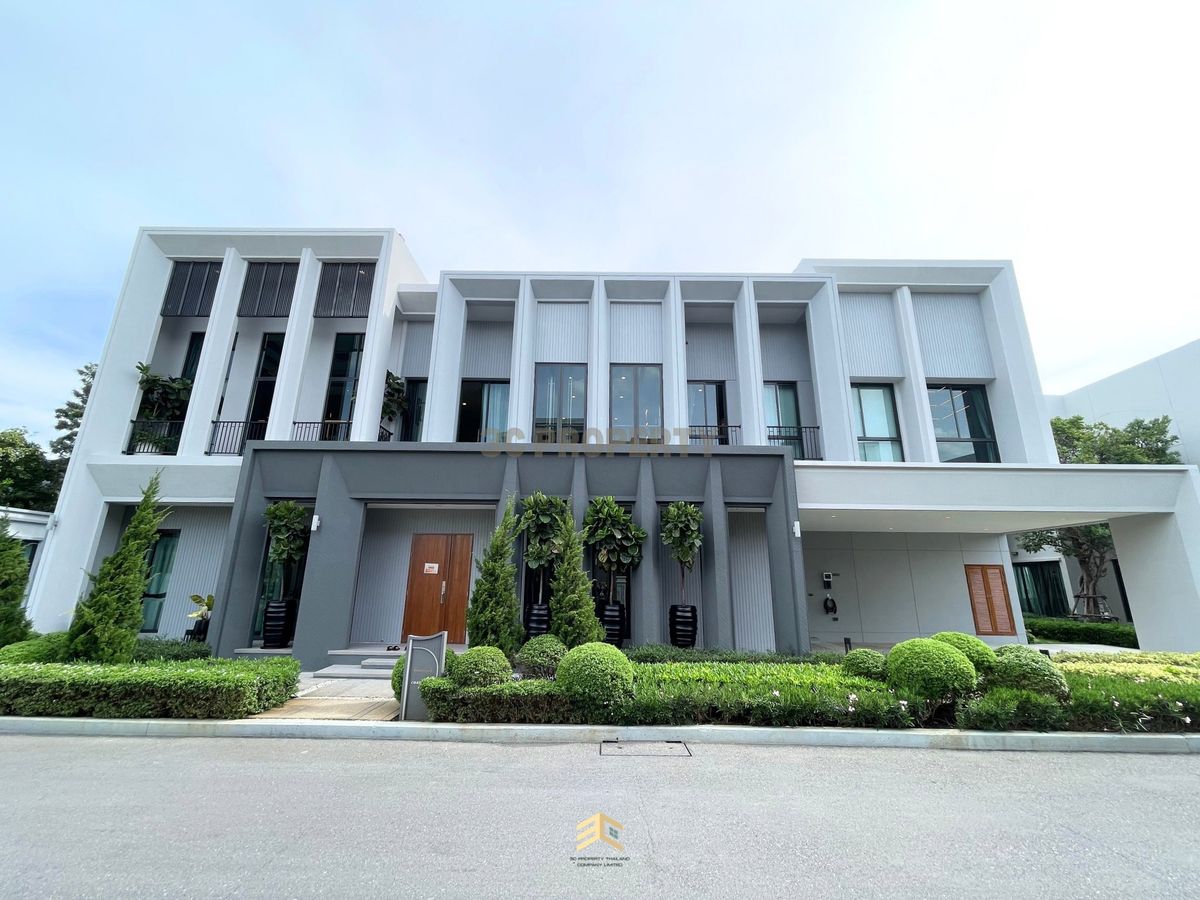 For SaleHouseNonthaburi, Bang Yai, Bangbuathong : Selling a sample house, the largest plot !! With only one pool: Bangkok Boulevard Signature Westgate