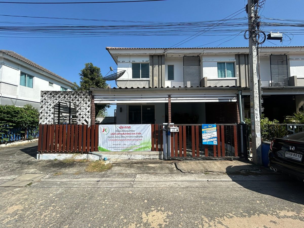 ขายทาวน์โฮมสมุทรปราการ สำโรง : JK2 5954610 : บ้านพฤกษา 86/1 ลาดกระบัง-สุวรรณภูมิ