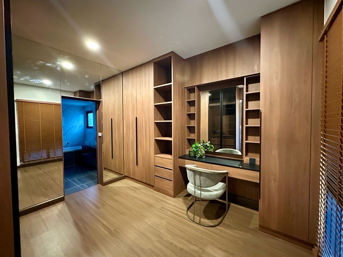 For RentHouseBangna, Bearing, Lasalle : Single house for rent ✨ The City Bangna ✨ 4 bedrooms, 5 bathrooms, fully furnished and equipped with appliances