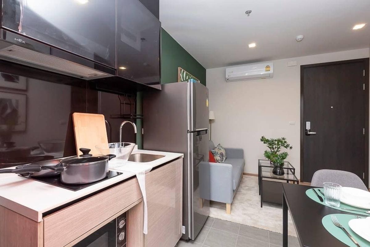 For SaleCondoRama9, Petchburi, RCA : Complete beautiful room Full view of the DPO ⭐The Base Garden Rama 9