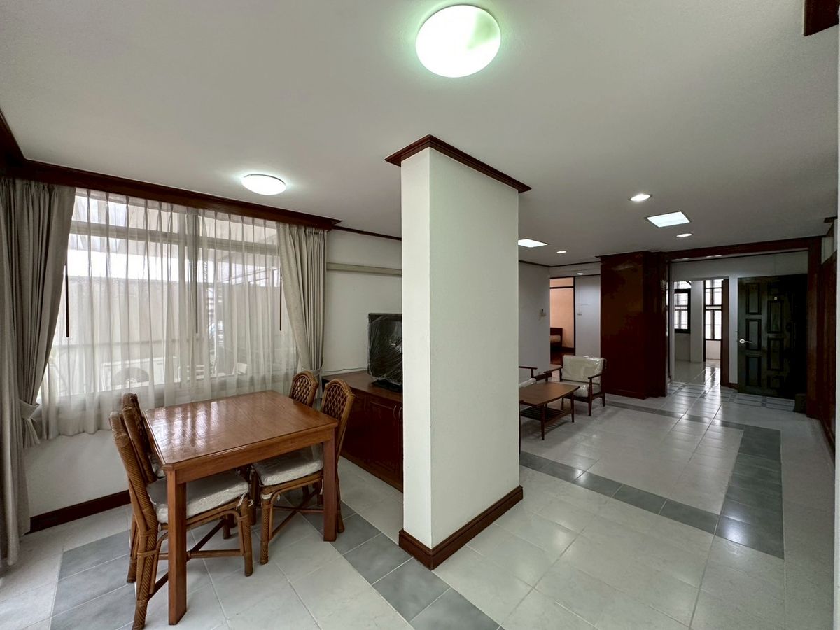 ให้เช่าสุขุมวิท อโศก ทองหล่อ : ✨ คอนโดพื้นที่กว้าง 130 ตร.ม. ตกแต่งครบ 2 ห้องนอน 2 ห้องน้ำ เฟอร์ครบ ทำเลทองเอกมัย เดินทางใกล้ BTS เอกมัย