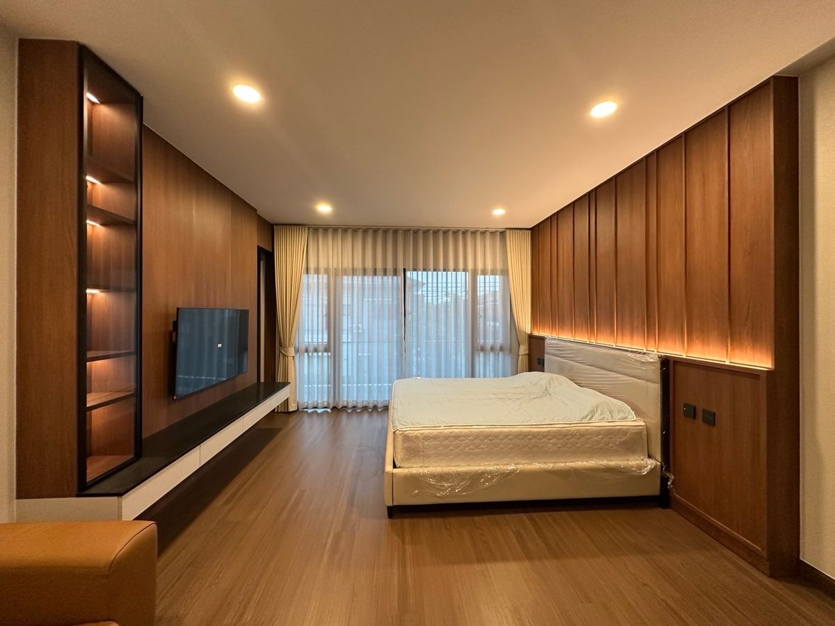 For RentHouseBangna, Bearing, Lasalle : Single house for rent ✨ The City Bangna ✨ 4 bedrooms, 5 bathrooms, fully furnished and equipped with appliances