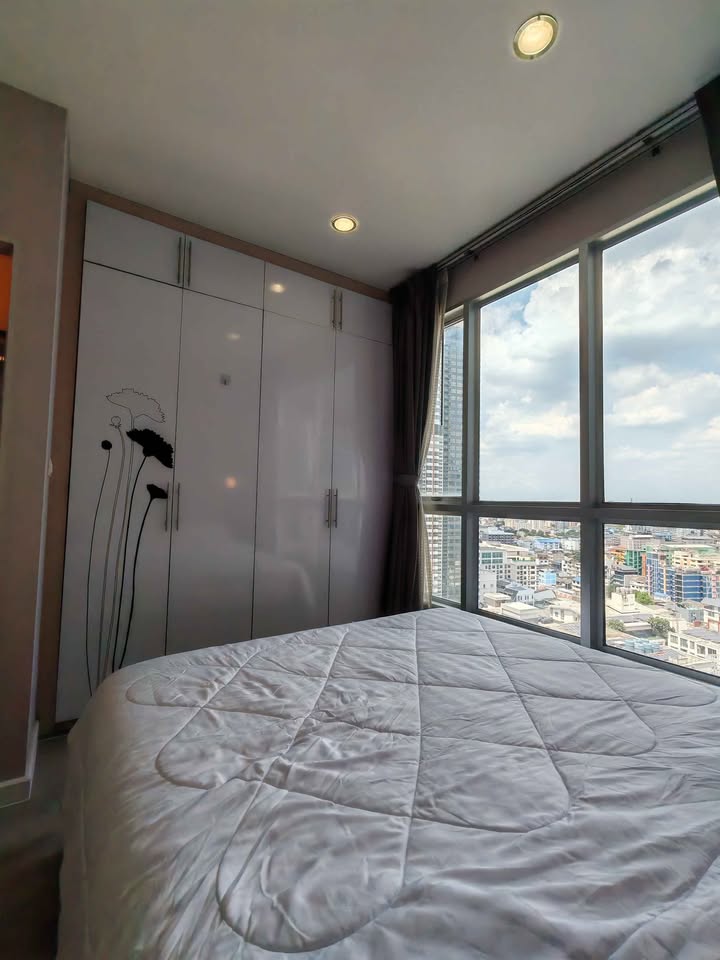 For RentCondoRatchadapisek, Huaikwang, Suttisan : 🔥Urgent for rent🔥Life @ Ratchada, next to MRT Huai Khwang, fully furnished, ready to move in