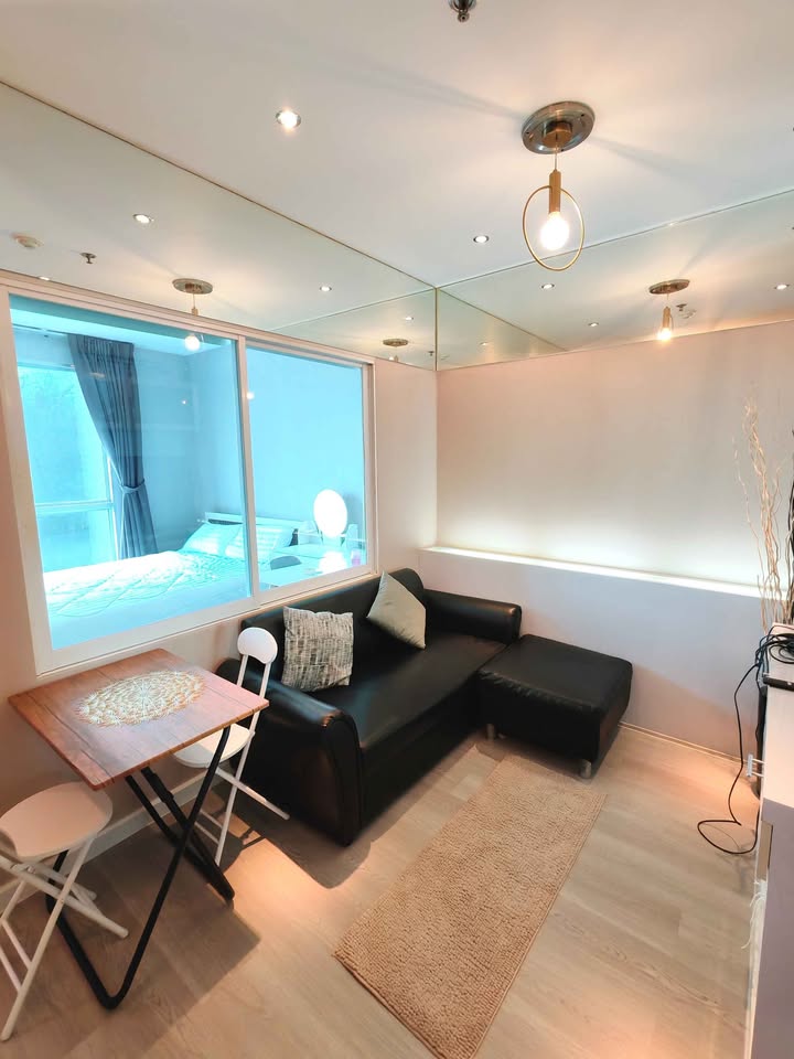 For RentCondoRatchadapisek, Huaikwang, Suttisan : 🔥Urgent for rent🔥Life @ Ratchada, next to MRT Huai Khwang, fully furnished, ready to move in