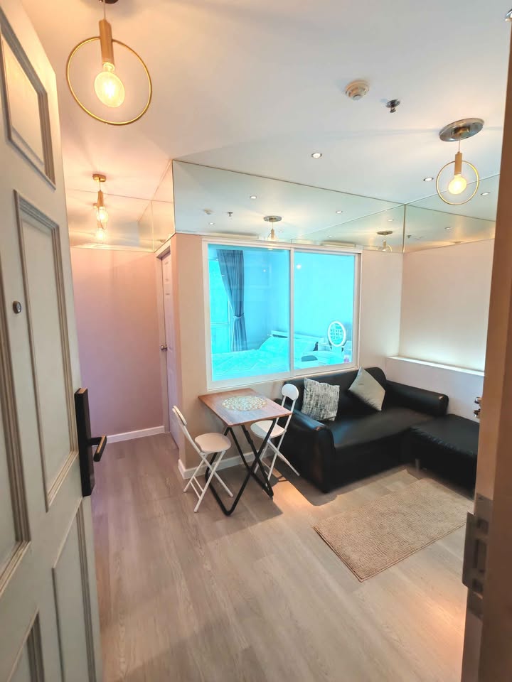 For RentCondoRatchadapisek, Huaikwang, Suttisan : 🔥Urgent for rent🔥Life @ Ratchada, next to MRT Huai Khwang, fully furnished, ready to move in