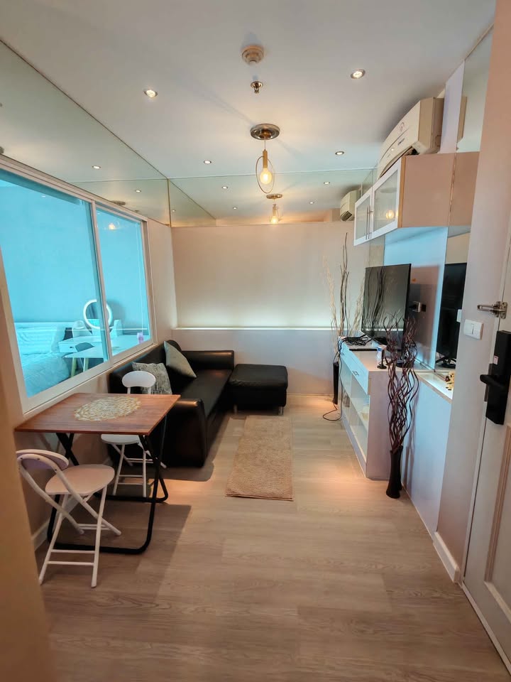 For RentCondoRatchadapisek, Huaikwang, Suttisan : 🔥Urgent for rent🔥Life @ Ratchada, next to MRT Huai Khwang, fully furnished, ready to move in