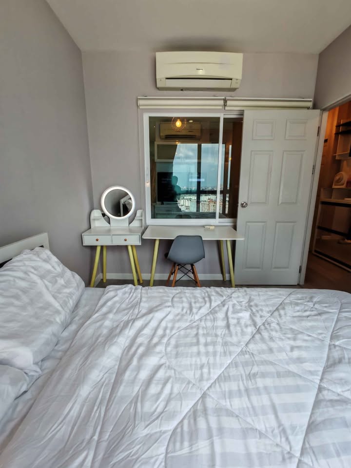 For RentCondoRatchadapisek, Huaikwang, Suttisan : 🔥Urgent for rent🔥Life @ Ratchada, next to MRT Huai Khwang, fully furnished, ready to move in