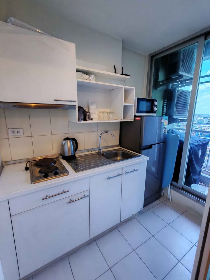 For RentCondoRatchadapisek, Huaikwang, Suttisan : 🔥Urgent for rent🔥Life @ Ratchada, next to MRT Huai Khwang, fully furnished, ready to move in