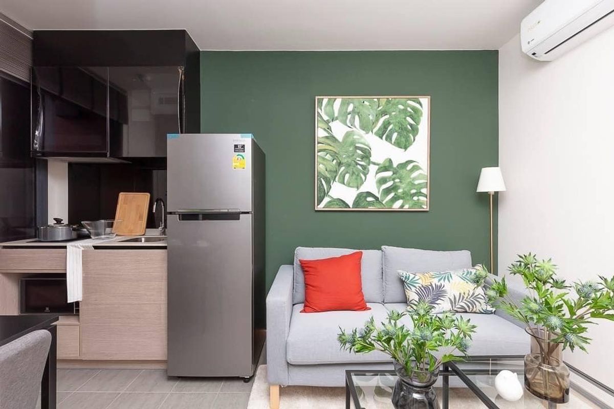 For SaleCondoRama9, Petchburi, RCA : Complete beautiful room Full view of the DPO ⭐The Base Garden Rama 9