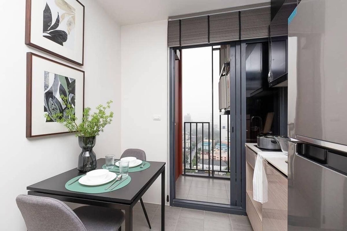 For SaleCondoRama9, Petchburi, RCA : Complete beautiful room Full view of the DPO ⭐The Base Garden Rama 9