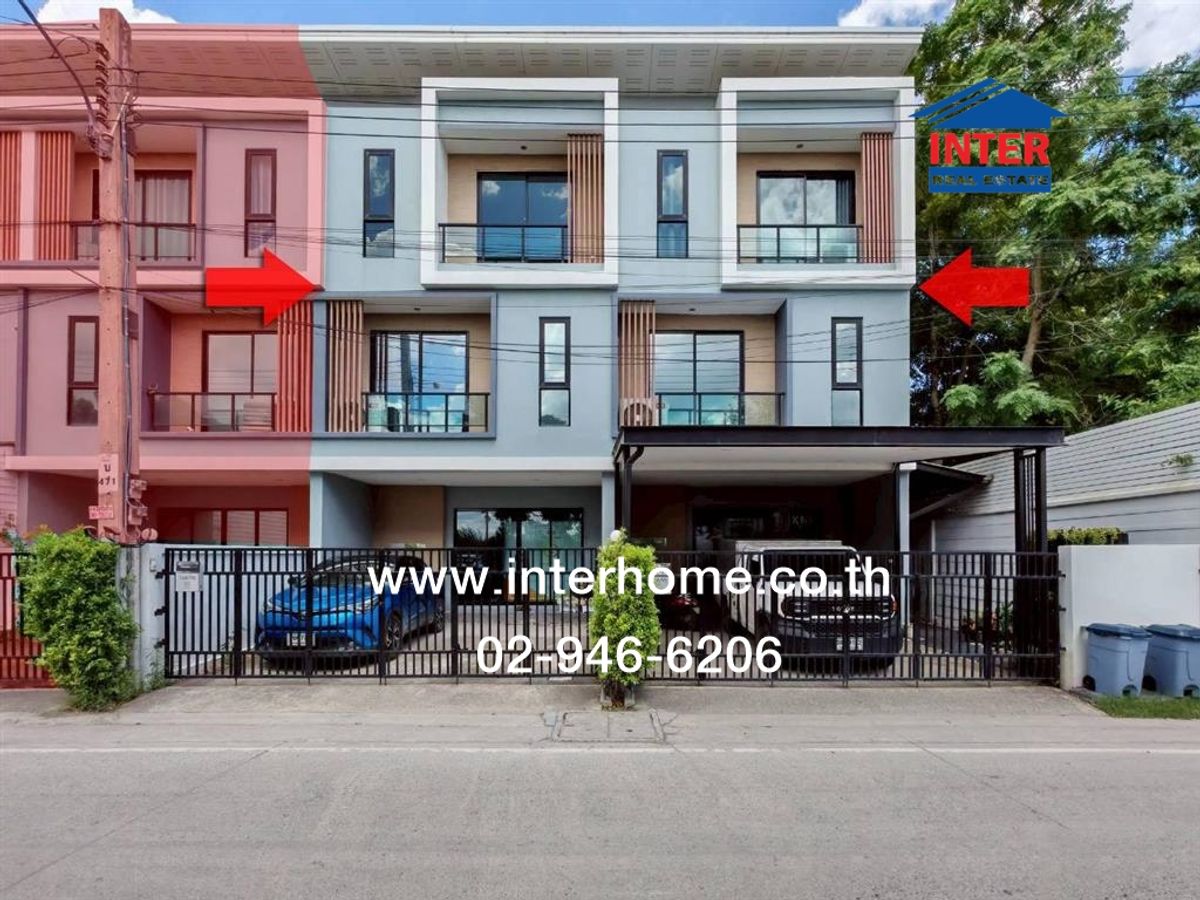 ขายทาวน์โฮมบางนา แบริ่ง ลาซาล : ทาวน์เฮ้าส์ 3 ชั้น 55.3 ตร.ว. หมู่บ้านชญาดาแอท เวิร์ค ซอยวัดคลองปลัดเปรียง ซอยศรีด่าน22 ถนนบางนา-ตราด ถนนศรีนครินทร์ บางพลี สมุทรปราการ