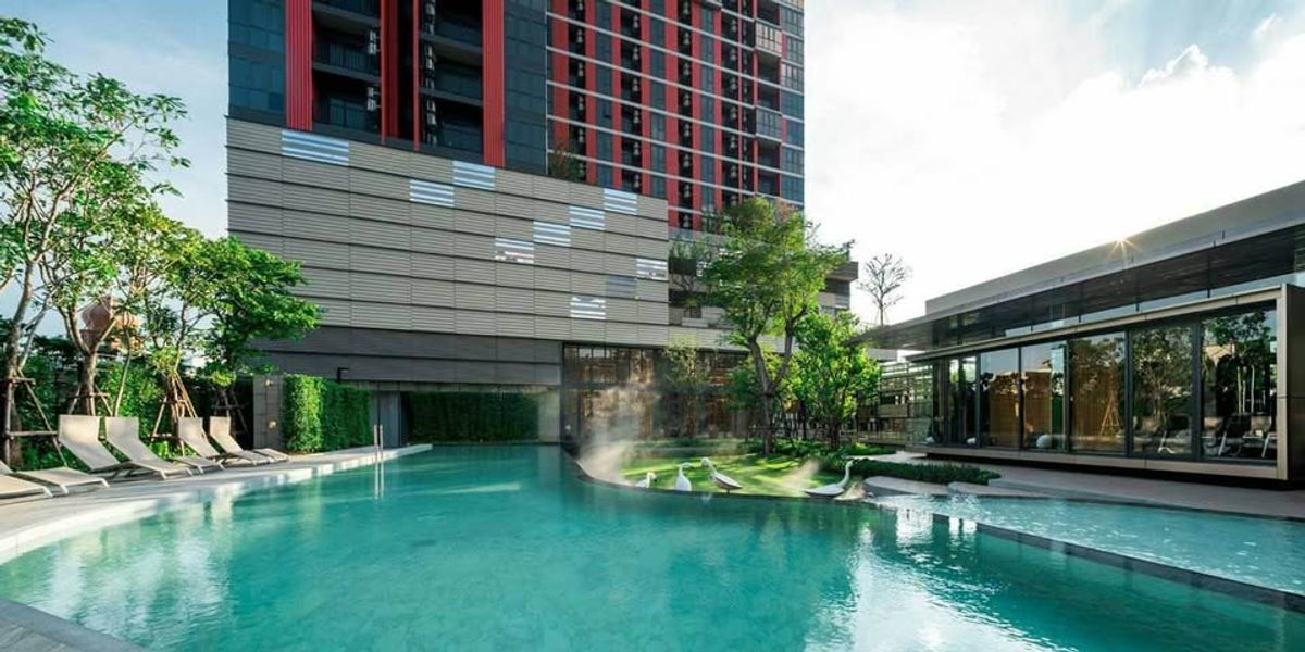 ขายคอนโดพระราม 9 เพชรบุรีตัดใหม่ RCA : ทิศตะวันออก ห้องสวยแต่งครบราคาดีที่สุด!!⭐The Base Garden พระราม9