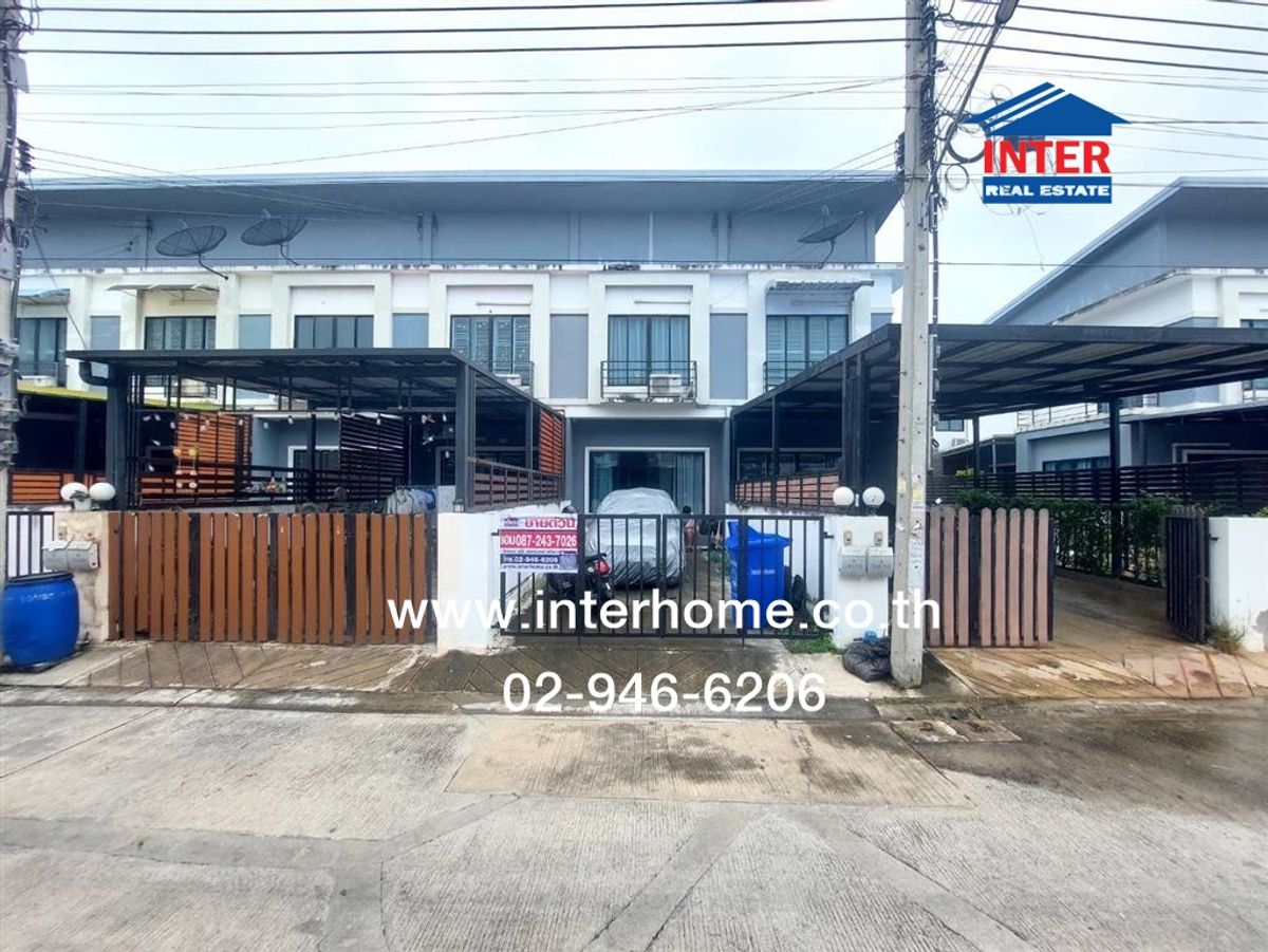 ขายทาวน์โฮมสมุทรปราการ สำโรง : ทาวน์เฮ้าส์ 2 ชั้น 18.8 ตร.ว. หมู่บ้านธัญดา พาร์ควิว 5 แพรกษา-เทพารักษ์ ซอยเพชรงาม ถนนแพรกษา ถนนบางพลี-ตำหรุ บางพลี สมุทรปราการ