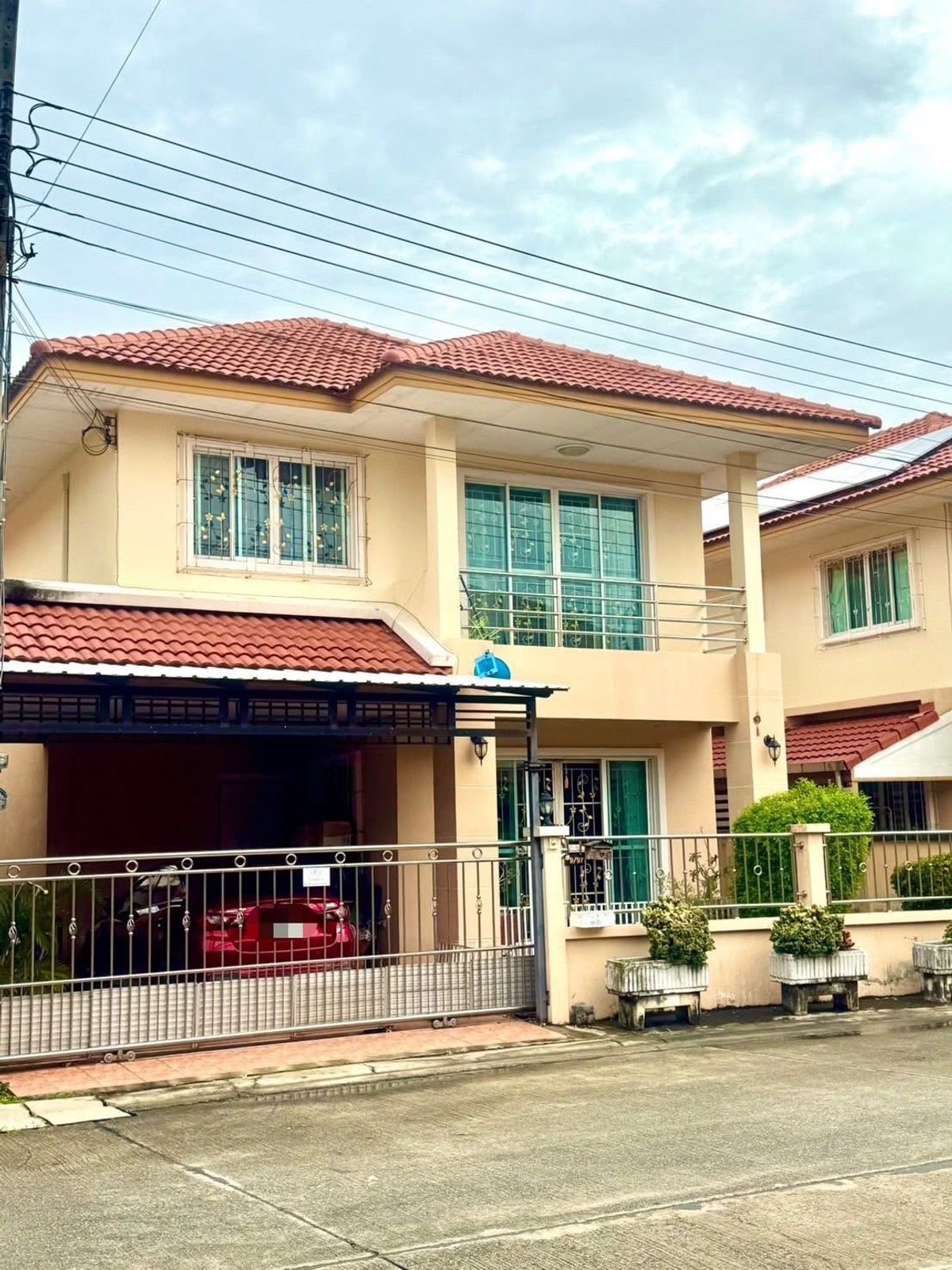 ให้เช่าสมุทรปราการ สำโรง : M1261 ให้เช่า บ้านแฝด หมู่บ้าน สุริยา เพอร์เฟค1