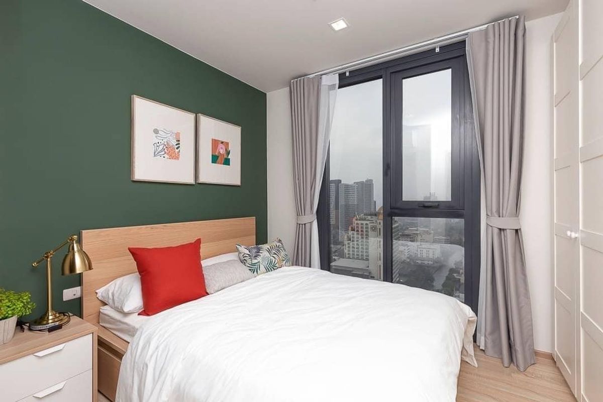 For SaleCondoRama9, Petchburi, RCA : Complete beautiful room Full view of the DPO ⭐The Base Garden Rama 9