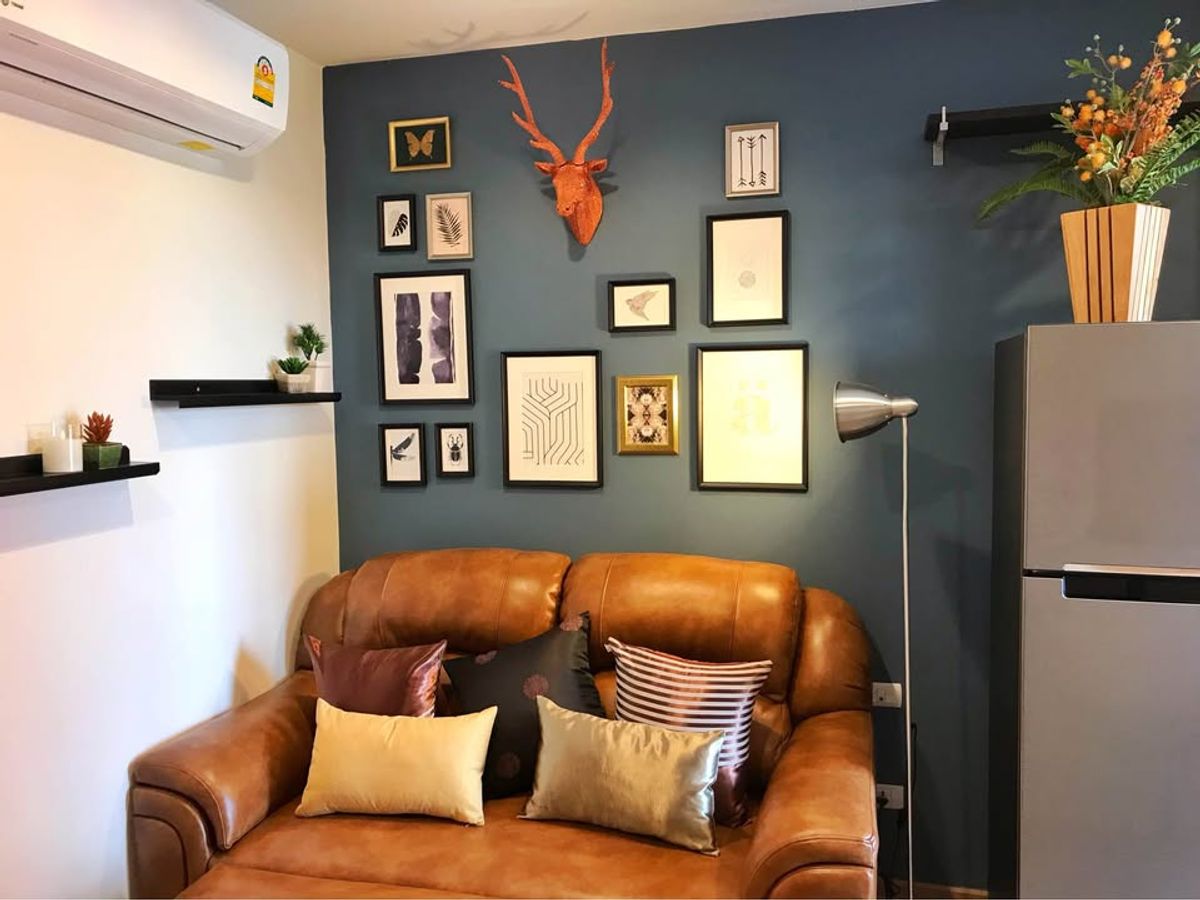 ขายคอนโดพระราม 9 เพชรบุรีตัดใหม่ RCA : ทิศตะวันออก ห้องสวยแต่งครบราคาดีที่สุด!!⭐The Base Garden พระราม9