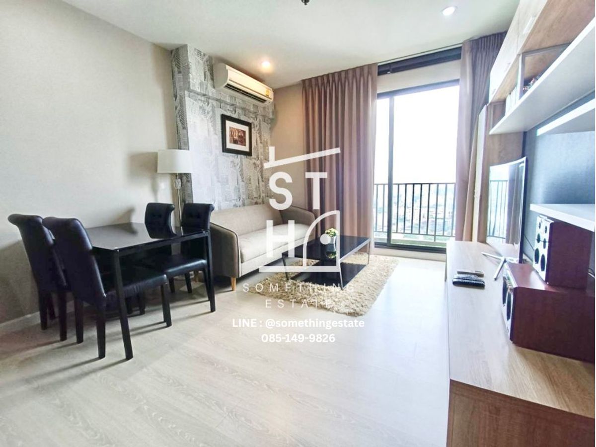 For RentCondoRama9, Petchburi, RCA : 2-Bedroom BTS Thonglor, MRT Phetchaburi 59sqm. Fully Equipped for rent