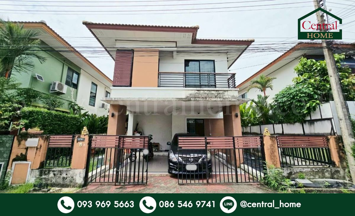 ขายปทุมธานี รังสิต ธรรมศาสตร์ : บ้านแฝด 2 ชั้น หมู่บ้านฟ้า ปิยรมย์ พรีเมียร์ พาร์ค เฟส 10 ลำลูกกา
