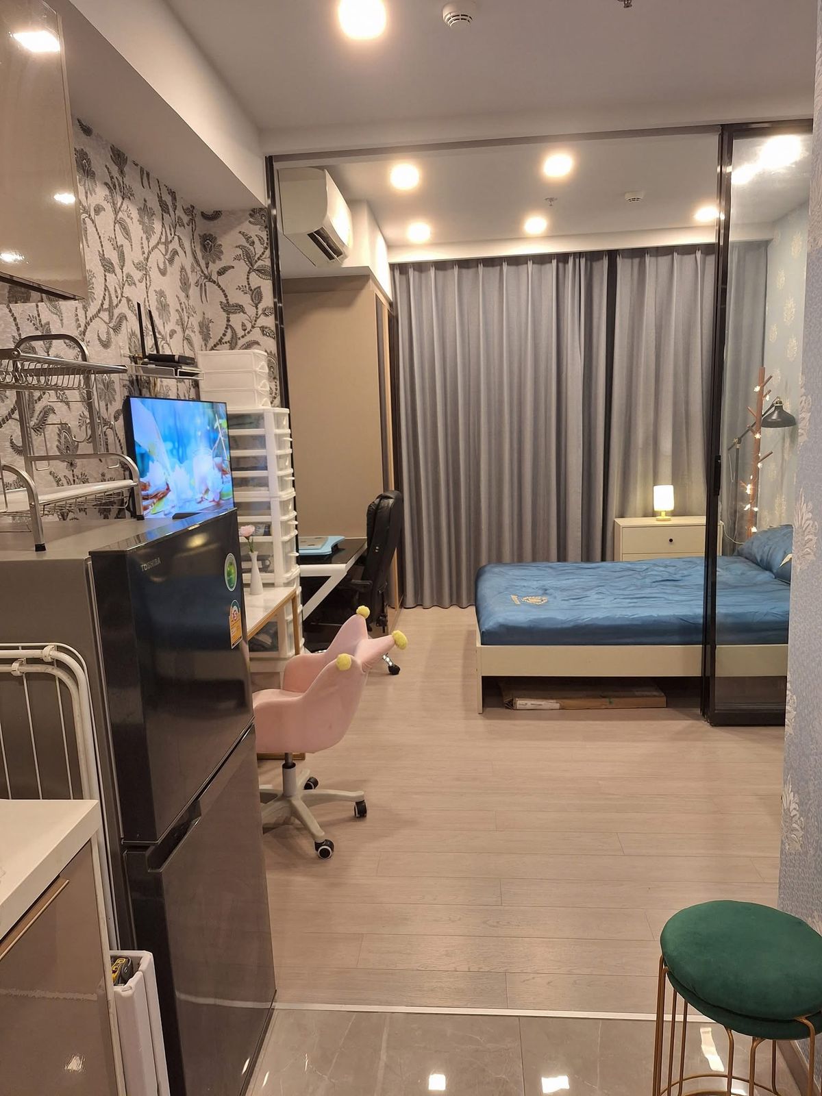 ให้เช่าคอนโดพระราม 9 เพชรบุรีตัดใหม่ RCA : ให้เช่า 📍 One9Five Asoke - Rama 9 📍 เฟอร์นิเจอร์ และ เครื่องใช้ไฟฟ้าครบ ใกล้ MRT พระราม 9