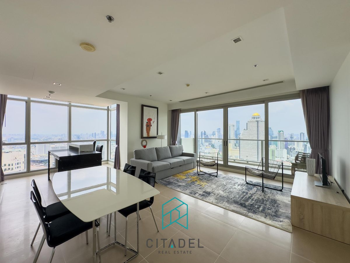 For RentCondoWongwianyai, Charoennakor :  The River by Raimon Land - High Floor, Riverfront 2 Beds Condo for Rent!