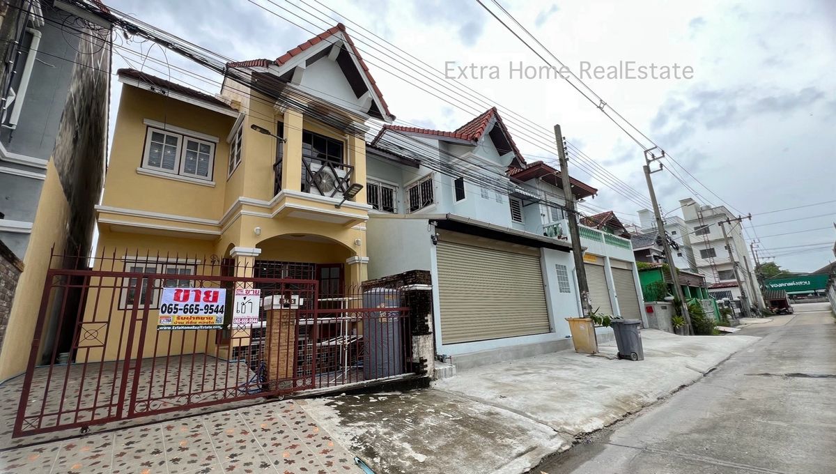 บ้านลาดกระบัง สุวรรณภูมิ : ขายบ้าน หมู่บ้านสราญวงศ์ ลาดกระบัง ร่มเกล้า 25/3 