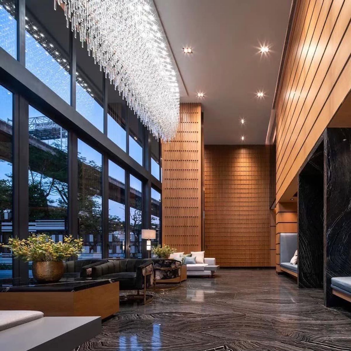 ขายคอนโดพระราม 9 เพชรบุรีตัดใหม่ RCA : ทิศใต้ลมดี ห้องมุมราคาดีมาก!!⭐The Base Garden พระราม9