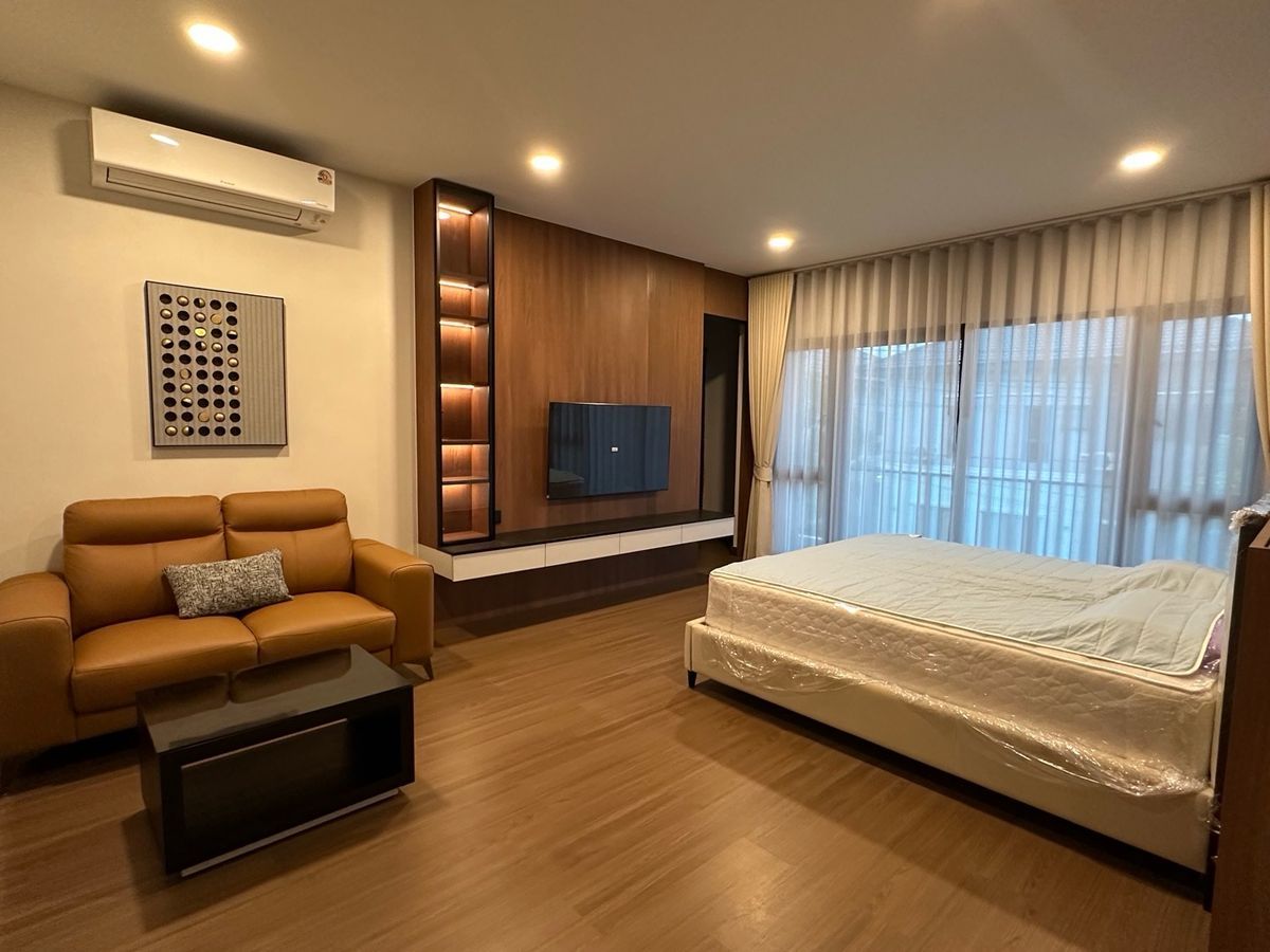 For RentHouseBangna, Bearing, Lasalle : Single house for rent ✨ The City Bangna ✨ 4 bedrooms, 5 bathrooms, fully furnished and equipped with appliances