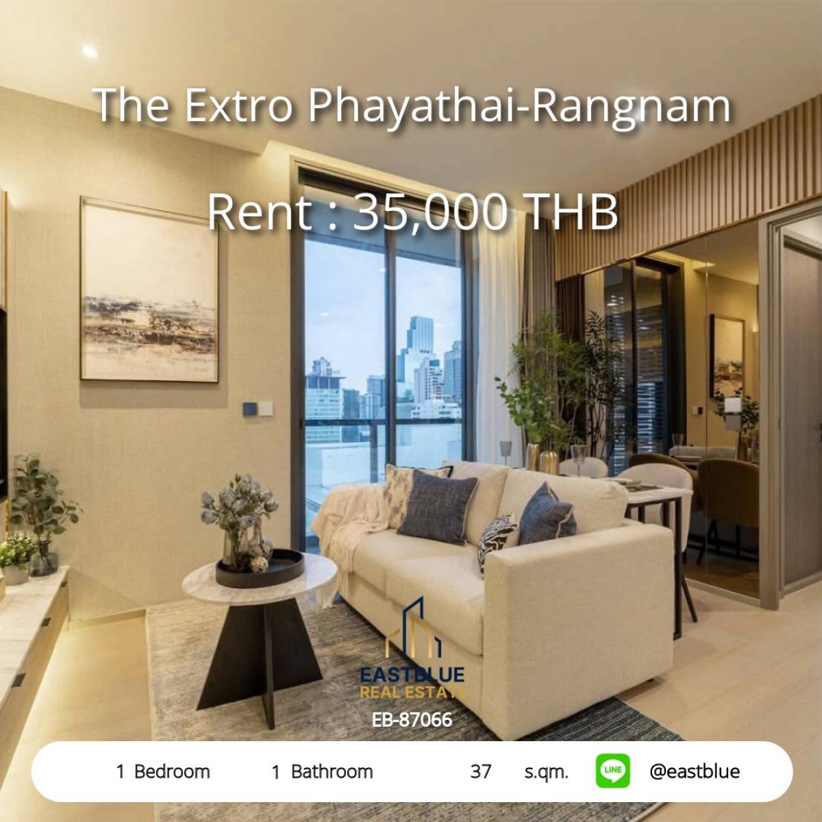 ให้เช่าคอนโดราชเทวี พญาไท : ห้องสวย วิวดี ใจกลางพญาไท 1 นอน 37 ตร.ม. ใกล้ BTS วิคตอรี่! 
เช่าเพียง 35,000 บ./ด. พร้อมสิ่งอำนวยความสะดวกครบครัน!