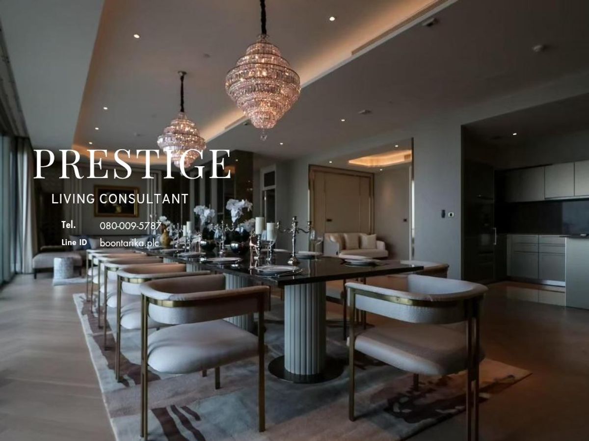 CondoWongwianyai, Charoennakor : 📌For RENT & SELL Rental and Sale | The Residences at Mandarin Orientaln - 6BR (606 SQM) 2,000,000 THB / 454,000,000 THB