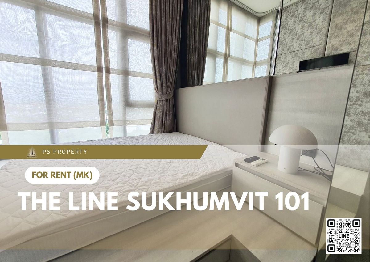 ให้เช่าคอนโดอ่อนนุช อุดมสุข : ให้เช่า 📍 THE LINE Sukhumvit 101 📍 เฟอร์นิเจอร์ และ เครื่องใช้ไฟฟ้าครบ ใกล้ BTS ปุณณวิถี